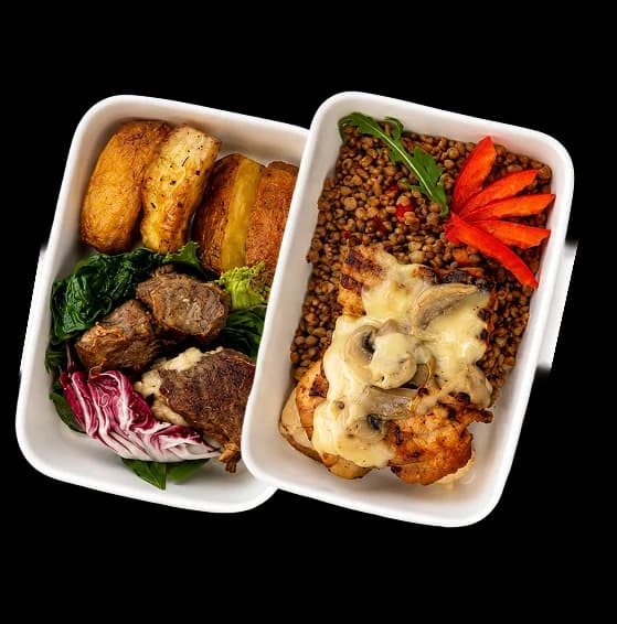 Special meals in food trays